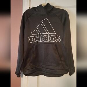 Adidas Logo Sweatshirt Hoodie Size Medium